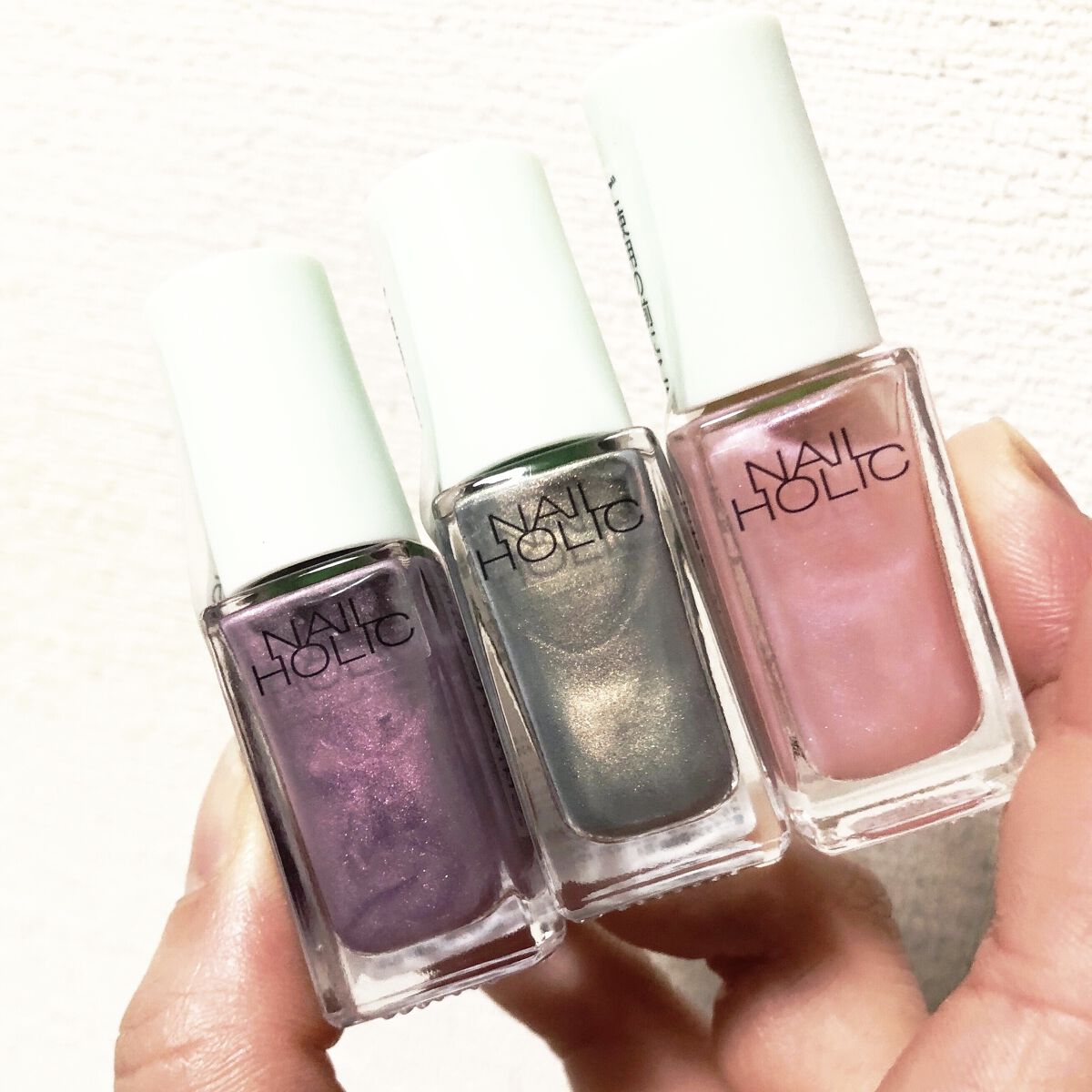 ネイルホリック リミテッドカラー Matte Macaron PU124 ブルーベリー/ネイルホリック/マニキュアを使ったクチコミ（1枚目）