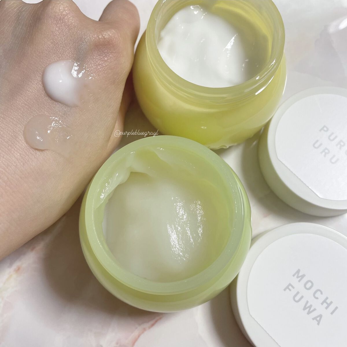 白玉もちウォータークリーム/NUAN/フェイスクリームを使ったクチコミ（3枚目）