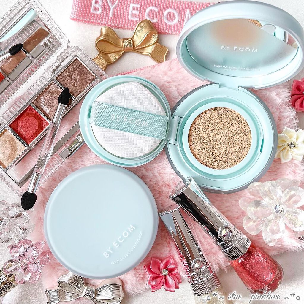 ピュアカーミングシカ クッションファンデーション/BY ECOM/クッションファンデーションを使ったクチコミ(1枚目)