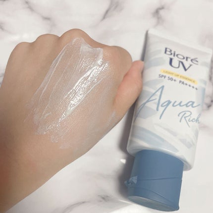 ビオレUV アクアリッチ ライトアップエッセンス/ビオレ/日焼け止めクリームを使ったクチコミ(3枚目)