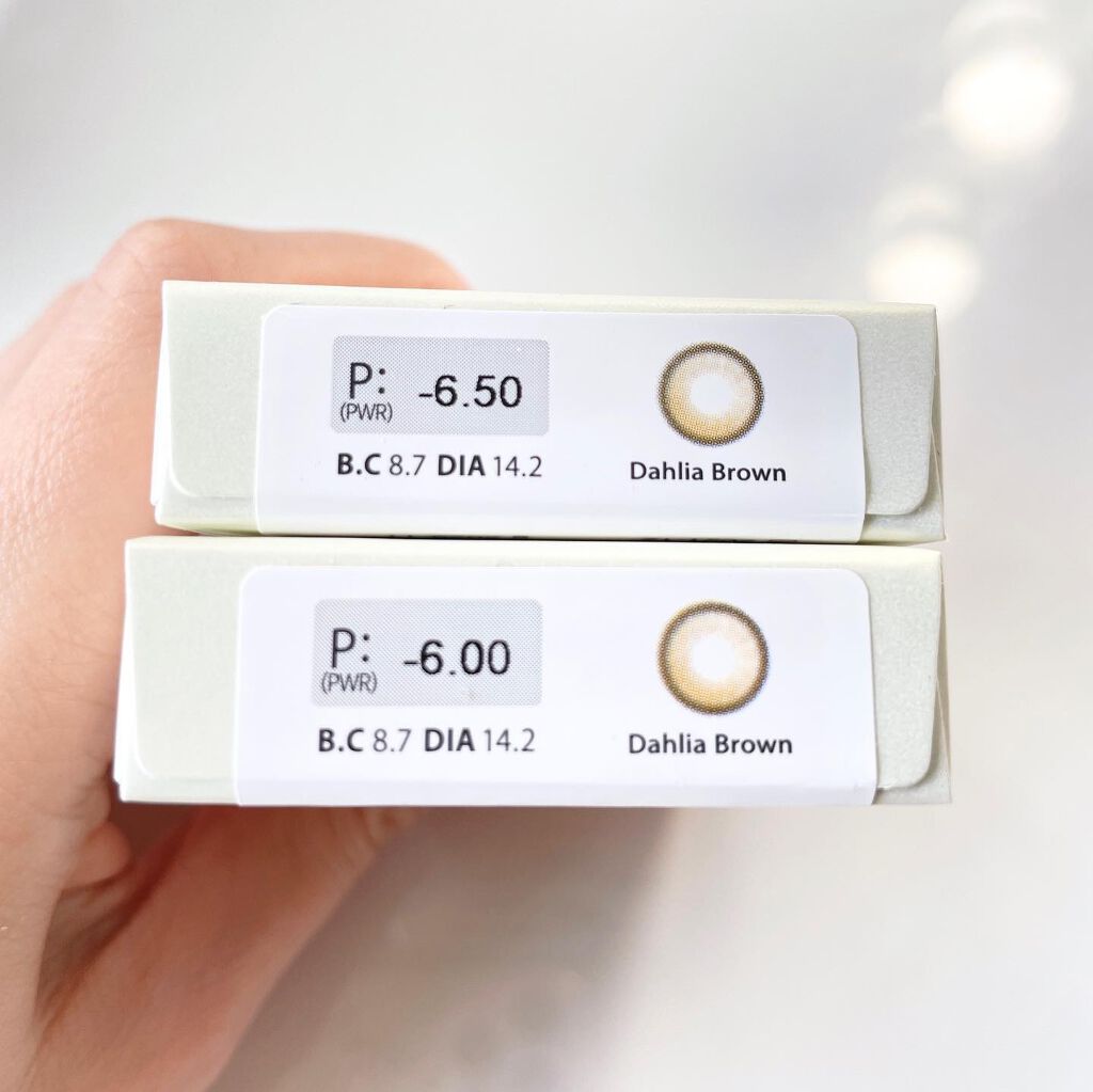 ダリアブラウンマンスリー (DAHLIA BROWN monthly)/OLOLA/1ヶ月(1MONTH)カラコンを使ったクチコミ(4枚目)