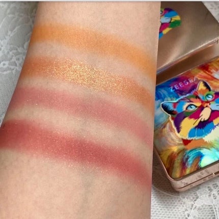 アニマルアイシャドウ(4シェード)/ZEESEA/アイシャドウパレットを使ったクチコミ(5枚目)