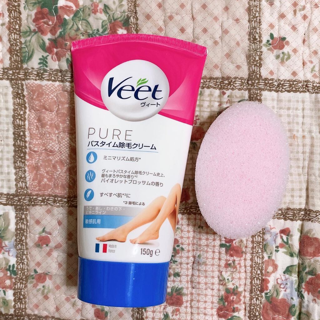 ヴィート ピュアバスタイム除毛クリーム 敏感肌用/Veet/除毛クリームを使ったクチコミ(2枚目)