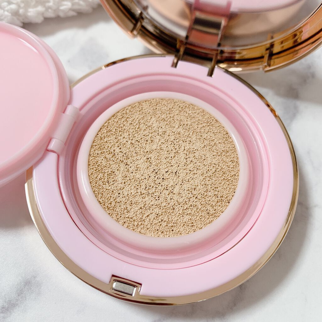 ピンクティーツリーカバークッション/APLIN/クッションファンデーションを使ったクチコミ(3枚目)