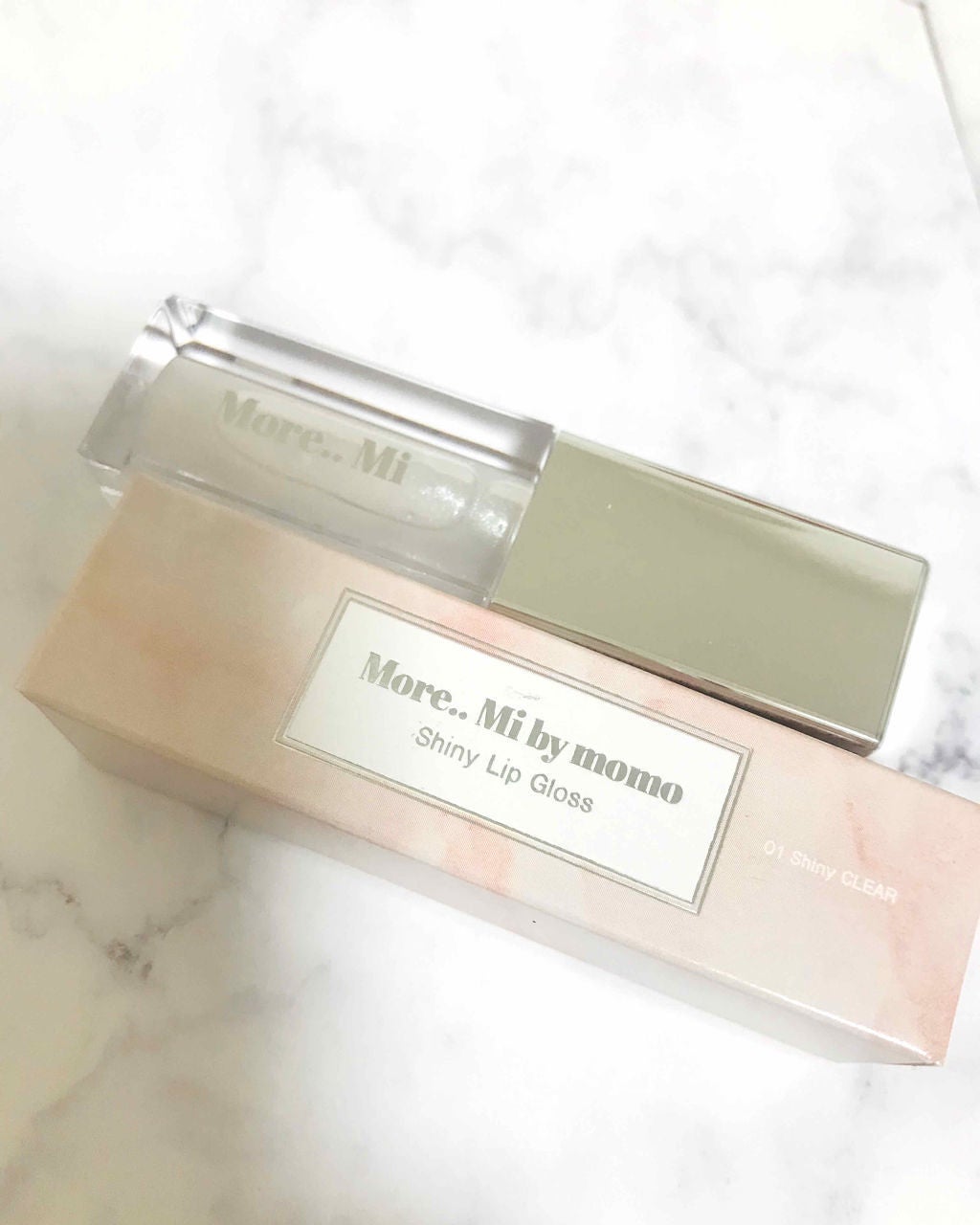 シャイニーリップグロス/More..Mi by momo/リップグロスを使ったクチコミ(1枚目)