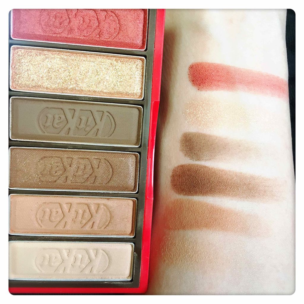 プレイカラーアイズ ミニ #キットカットオリジナル/ETUDE/アイシャドウパレットを使ったクチコミ(4枚目)