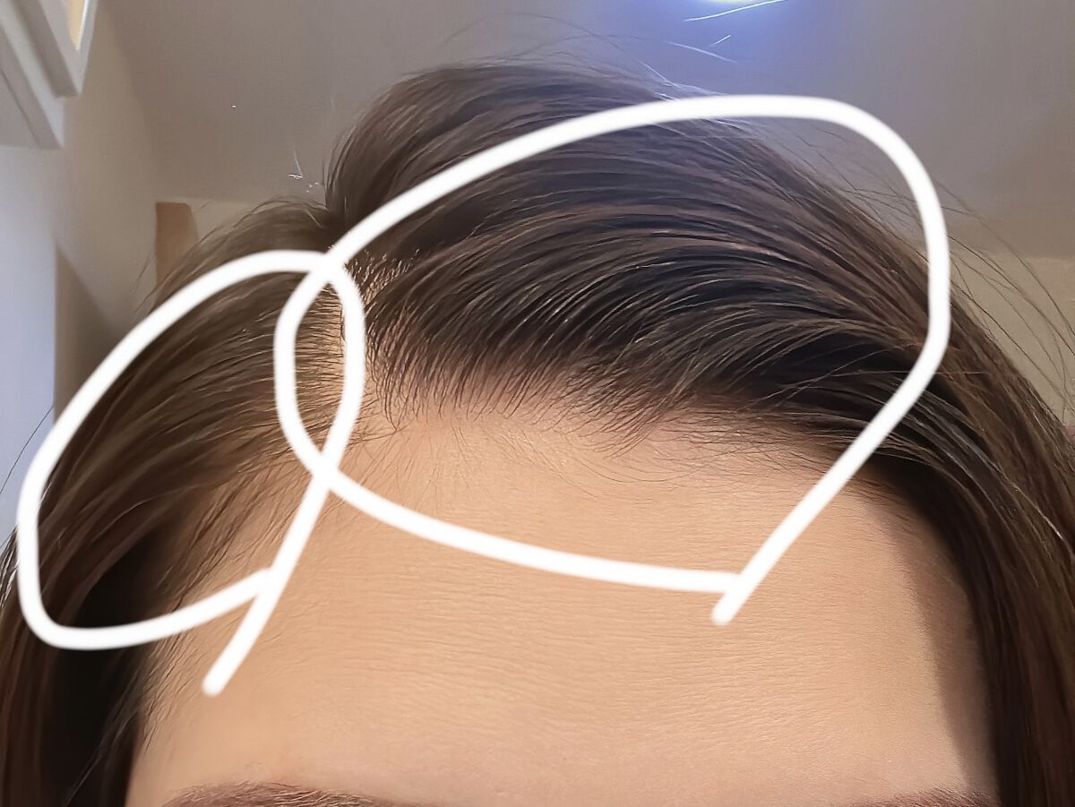 ヘアケアマスカラ/CEZANNE/ヘアジェルを使ったクチコミ（2枚目）