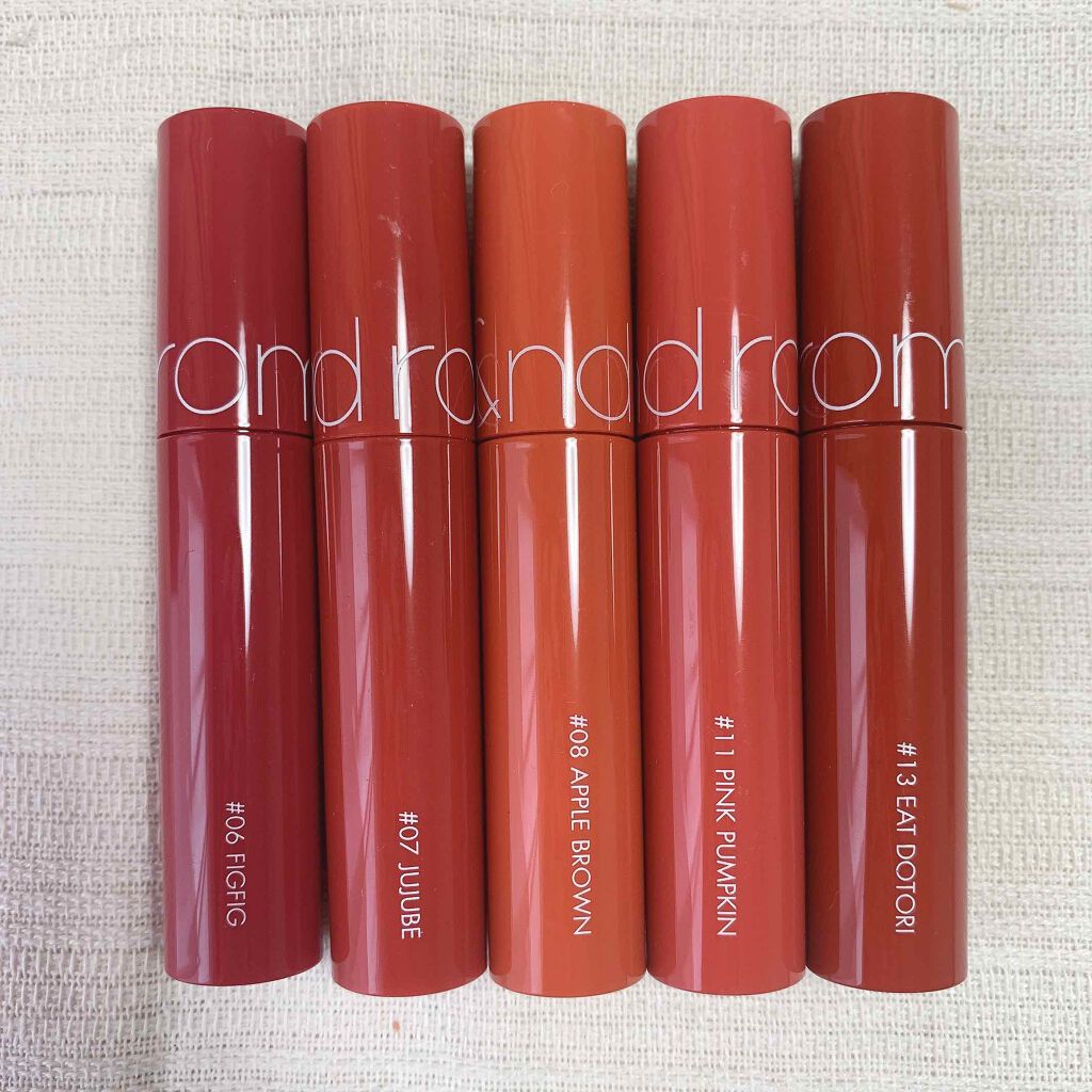 ジューシーラスティングティント/rom&nd/リップティントを使ったクチコミ(1枚目)