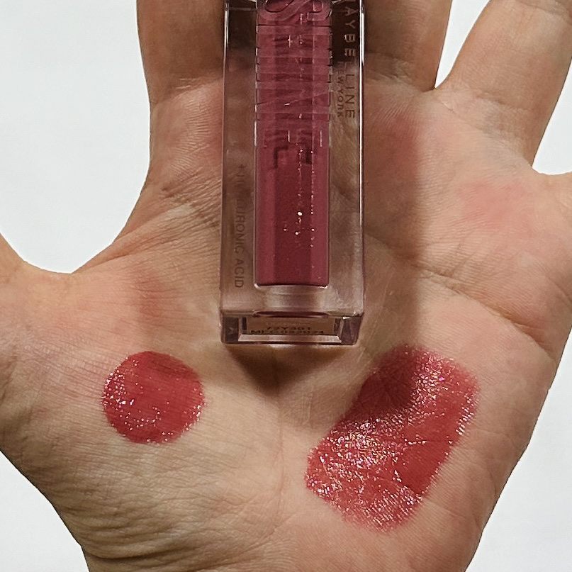 リフターシャイン 005 ペタルモーブ/MAYBELLINE NEW YORK/リップグロスを使ったクチコミ（2枚目）