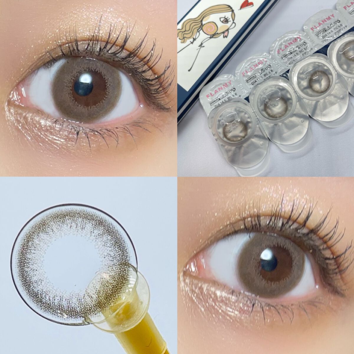 FLANMY 1day サクラロール/FLANMY/ワンデー（１DAY）カラコンを使ったクチコミ（2枚目）