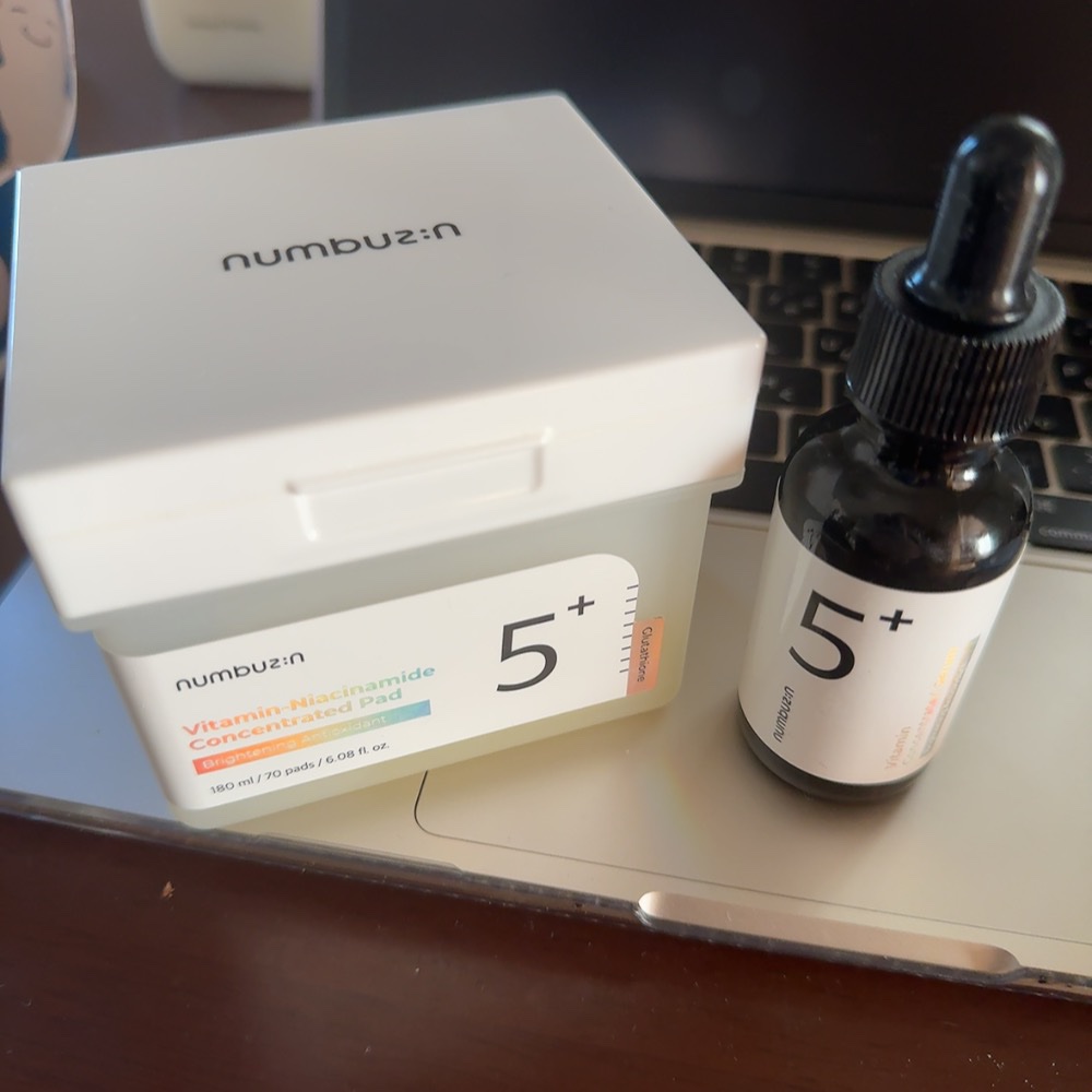 5番 白玉グルタチオンＣ美容液/numbuzin/美容液を使ったクチコミ（1枚目）