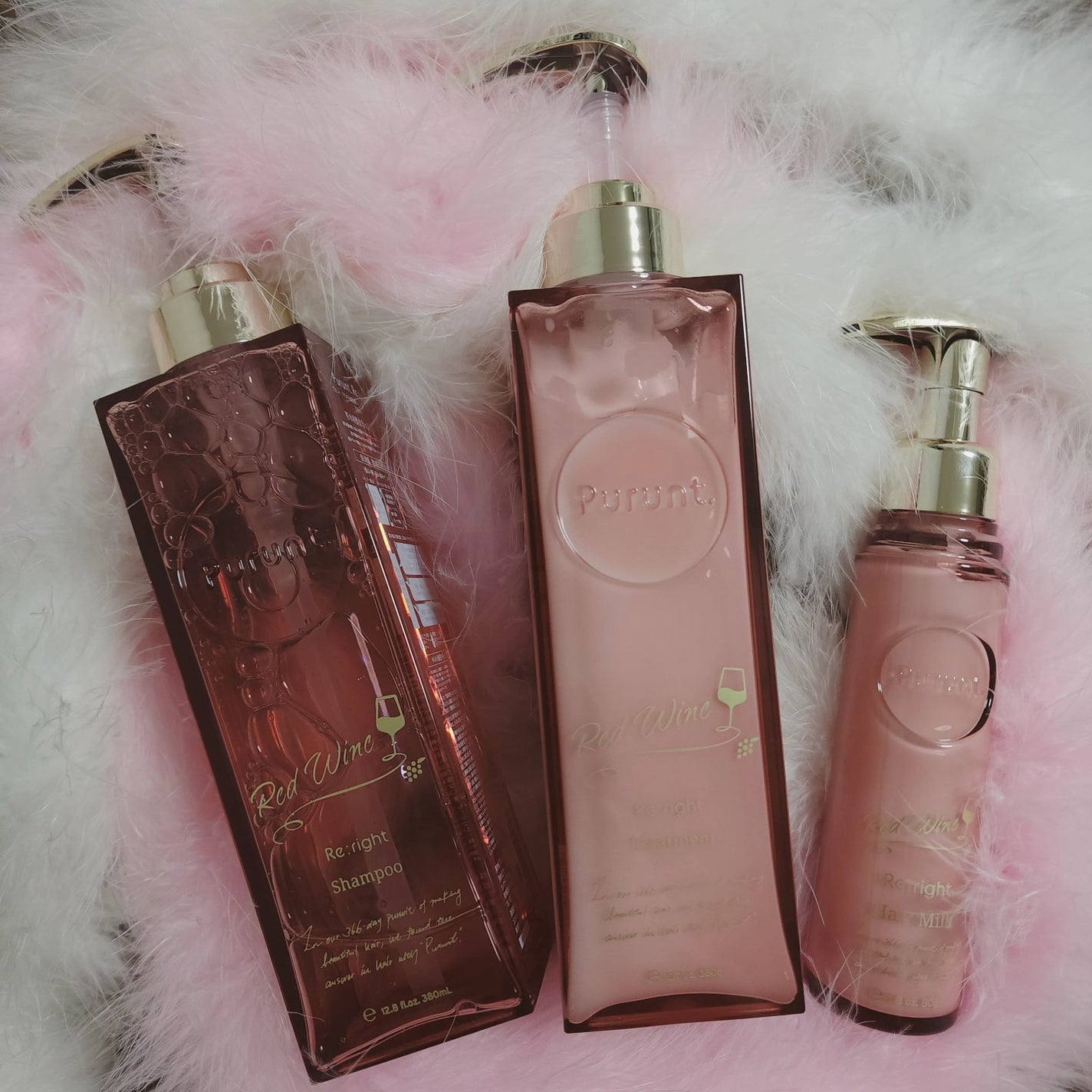 プルント リライトペアセット レッドワイン/Purunt./市販シャンプーを使ったクチコミ(1枚目)