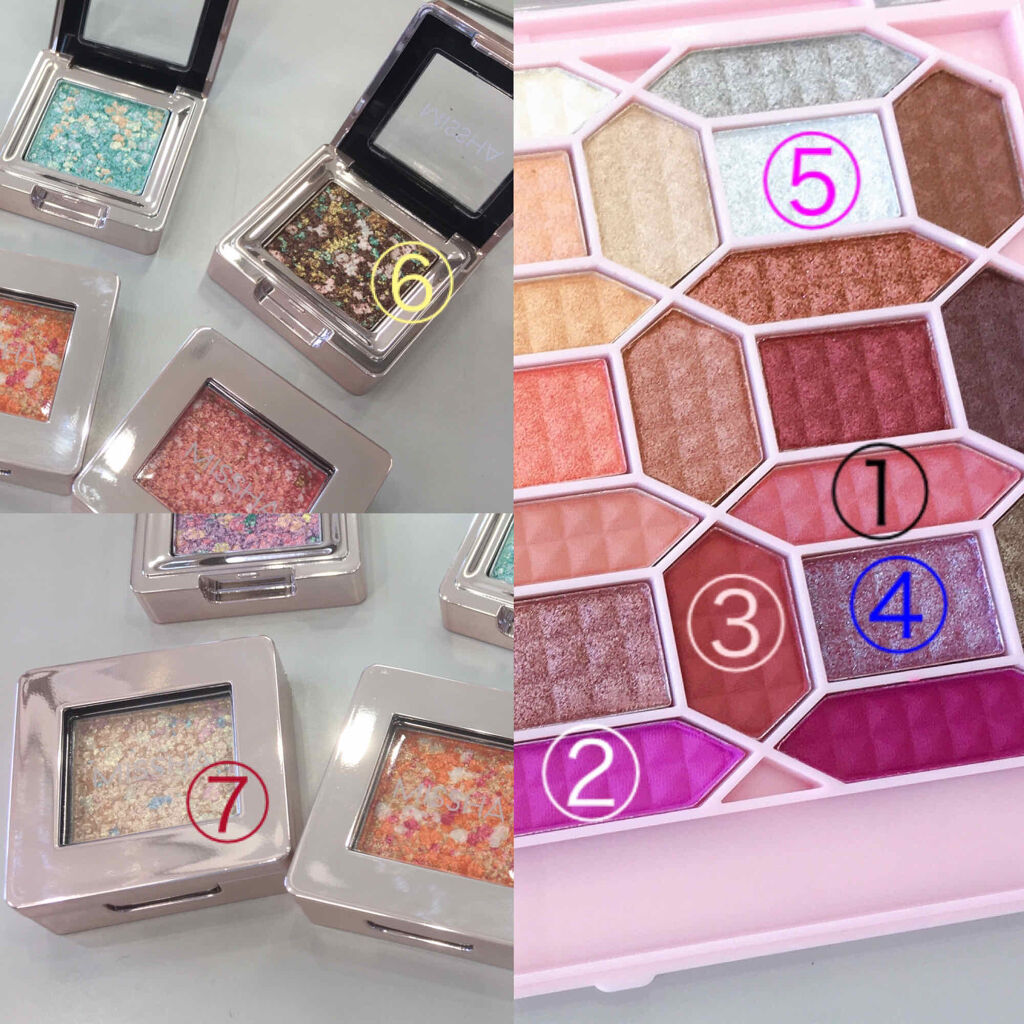 グリッタープリズム シャドウ/MISSHA/グリッターを使ったクチコミ（2枚目）