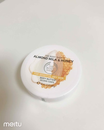 THE BODY SHOP ボディバター アーモンドミルク&ハニーのクチコミ「⭐️ザ ボディショップ ボディバター AM&H(アーモンドミルク&ハニー)
ボディショップと.....」(1枚目)