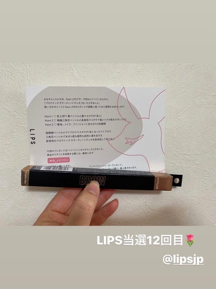 ブロウインク カラーティントデュオ/MAYBELLINE NEW YORK/眉ティントを使ったクチコミ(1枚目)