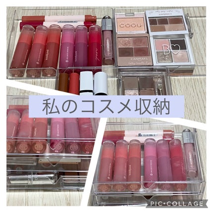 3段式クリアーケース/DAISO/その他化粧小物を使ったクチコミ(1枚目)