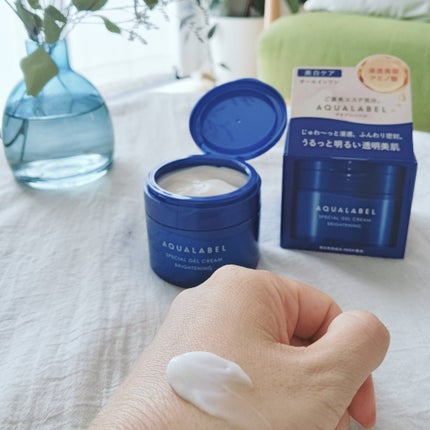 スペシャルジェルクリーム EX (ブライトニング) /アクアレーベル/オールインワン化粧品を使ったクチコミ(6枚目)