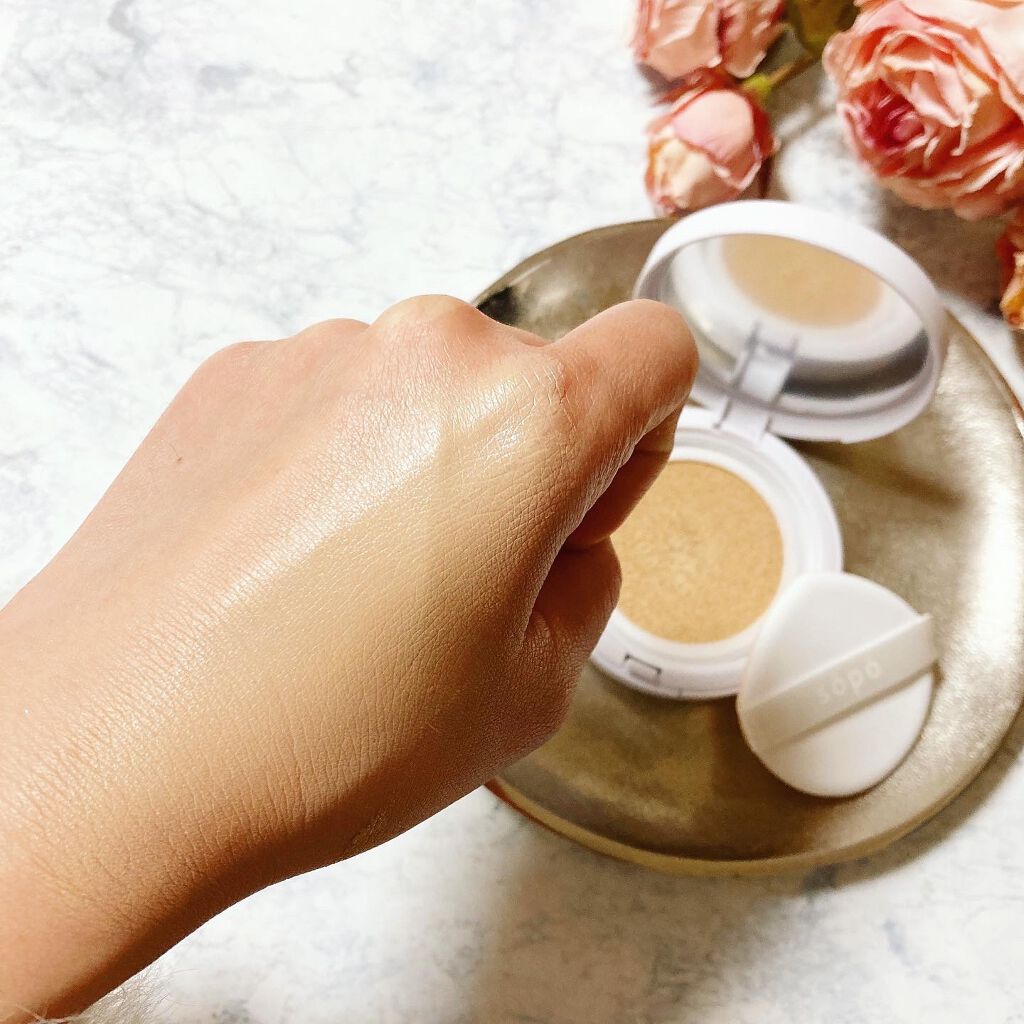 パウダー&ライナー 01 オレンジ×レッドブラウン（マンダリンオレンジ）/sopo/スティックアイシャドウを使ったクチコミ（2枚目）