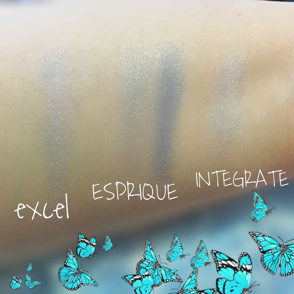 シャイニーシャドウ N/excel/単色アイシャドウを使ったクチコミ（3枚目）