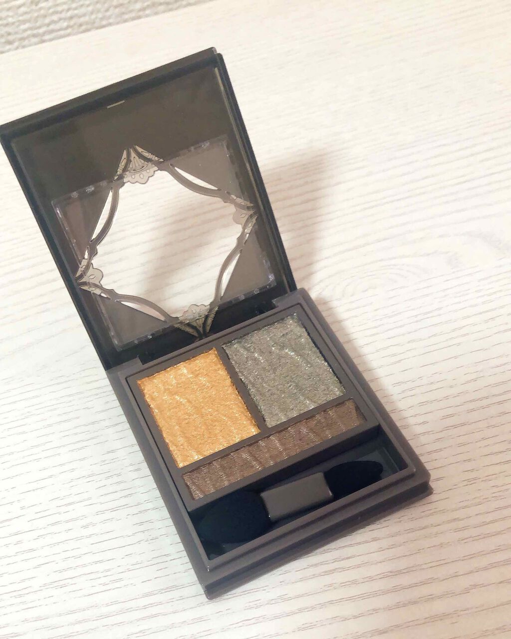 プリズムヴィーナス アイズ GR-2 ゴールデンカーキ系/Visée/アイシャドウパレットを使ったクチコミ（2枚目）