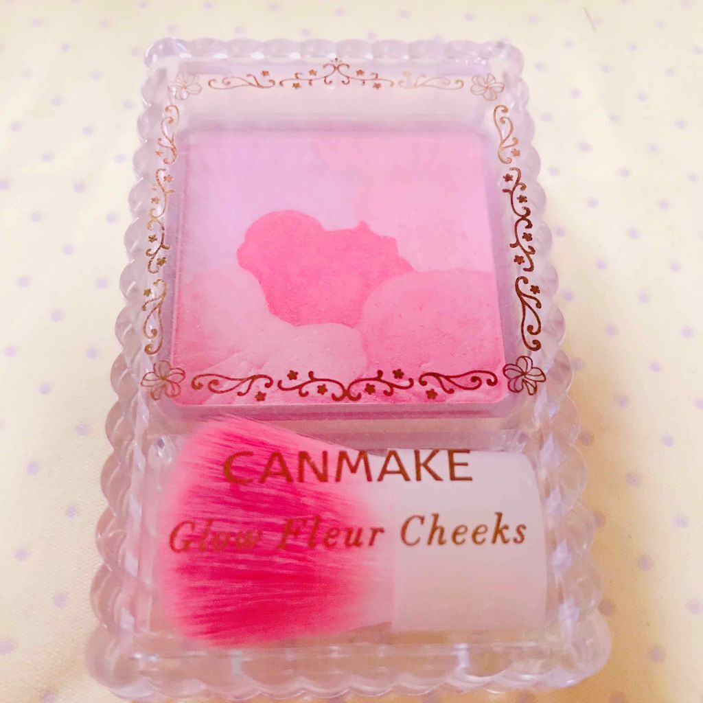 グロウフルールチークス/キャンメイク/パウダーチークを使ったクチコミ(1枚目)