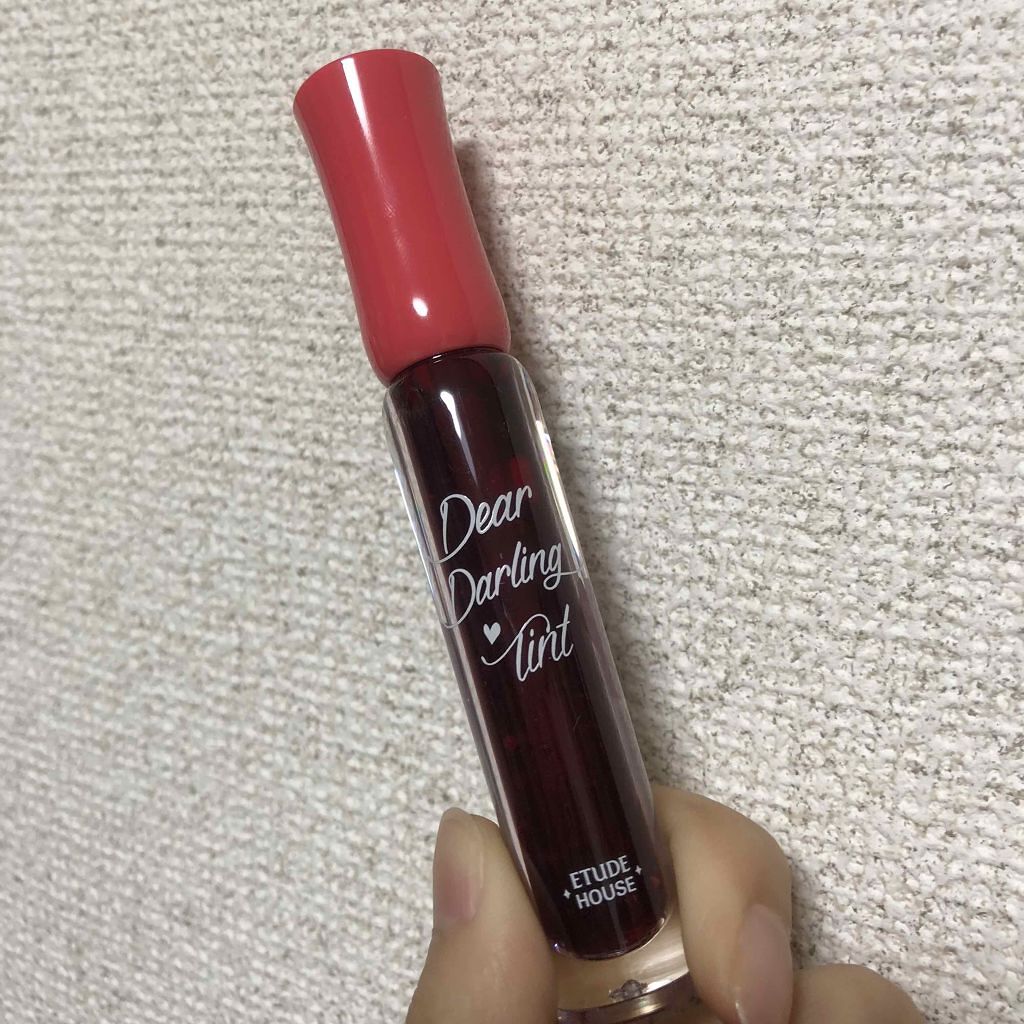 ディアダーリン ウォータージェルティント PK002(プラム)/ETUDE/リップティントを使ったクチコミ（1枚目）