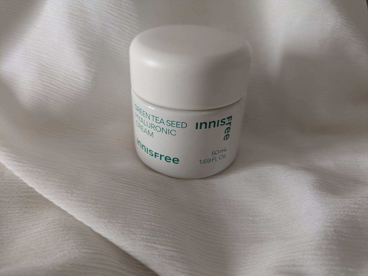 グリーンティーシード ヒアルロン クリーム/innisfree/フェイスクリームを使ったクチコミ(1枚目)