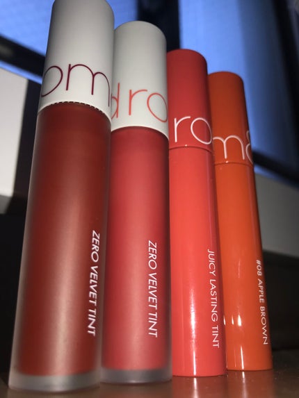 ジューシーラスティングティント/rom&nd/リップティントを使ったクチコミ(2枚目)