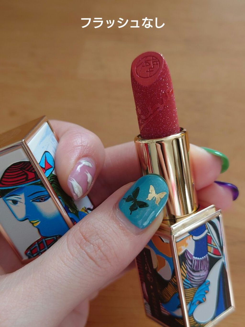ピカソベルベットマットリップスティック #917 真夜中の花/ZEESEA/口紅を使ったクチコミ（3枚目）