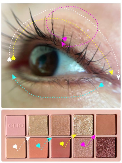 プロ アイ パレット/CLIO/アイシャドウパレットを使ったクチコミ(3枚目)