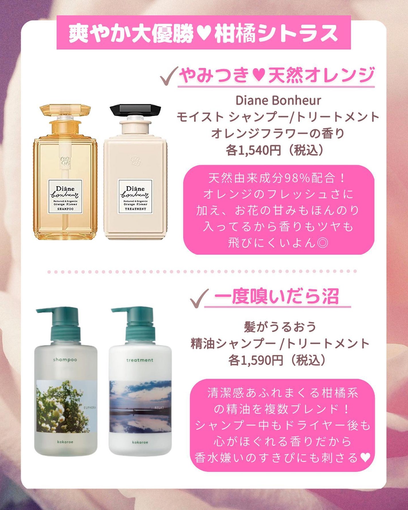 ナチュラルアロマ ボタニカルシャンプー/トリートメント/DHC/市販シャンプーを使ったクチコミ(4枚目)