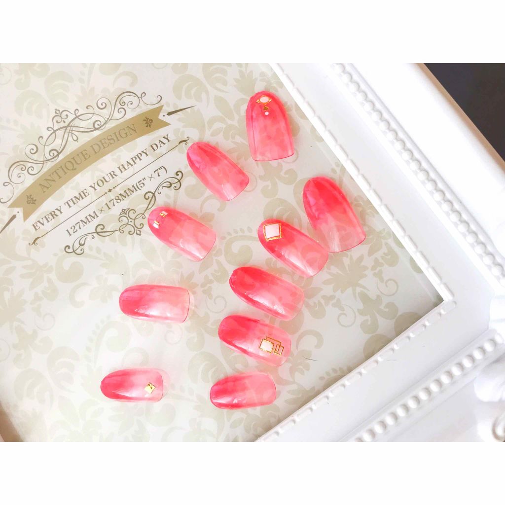 ネイルチップオーバルタイプ/DAISO/ネイルチップ・パーツを使ったクチコミ(4枚目)