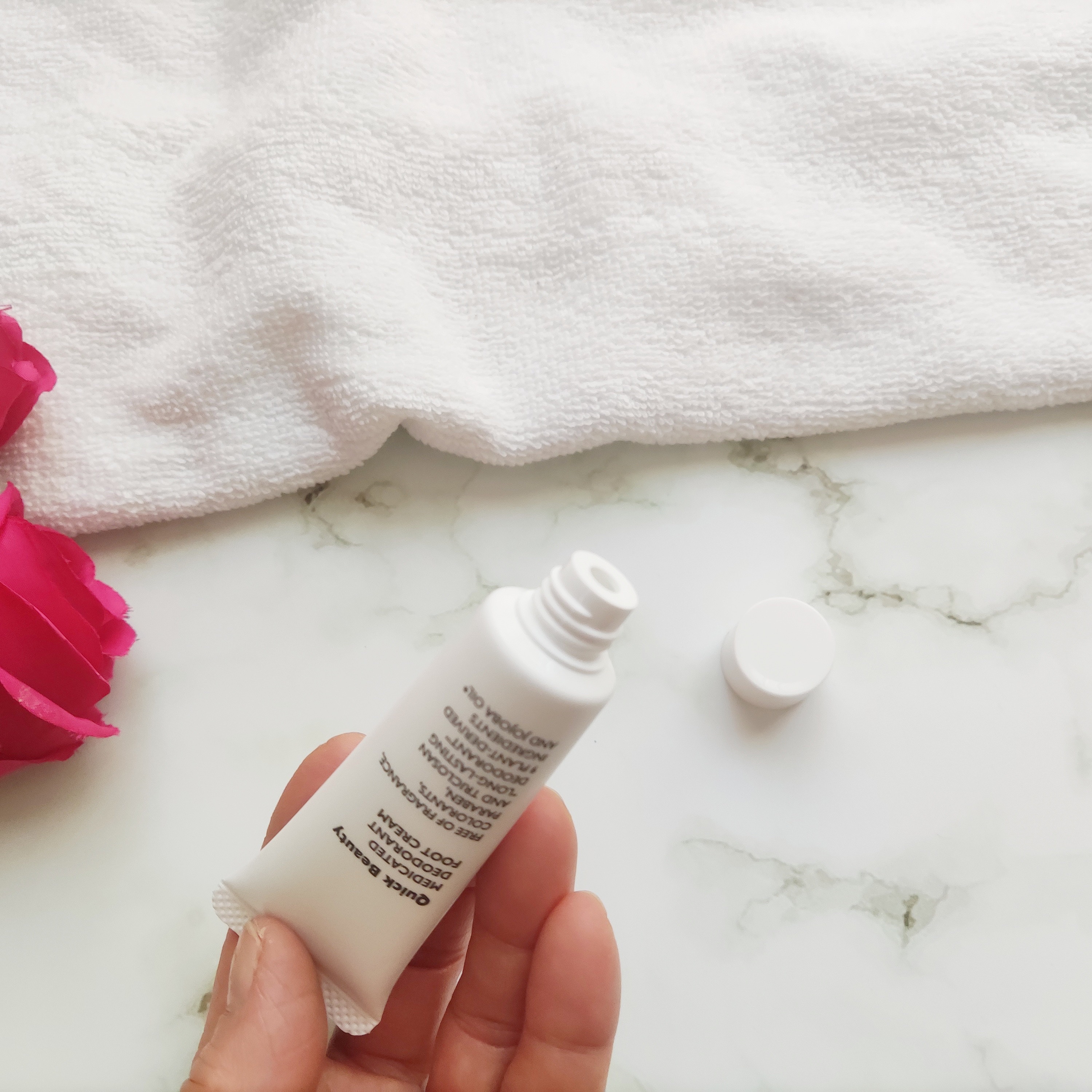 QB 薬用デオドラントフットクリーム 40C/クイックビューティー/デオドラント・制汗剤を使ったクチコミ（3枚目）