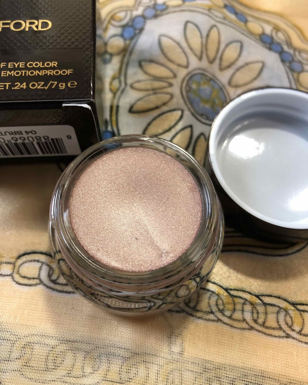 エモーションプルーフアイカラー 04 ブリュットロゼ/TOM FORD BEAUTY/ジェル・クリームアイシャドウを使ったクチコミ（2枚目）