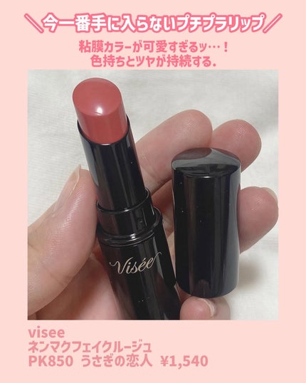 ネンマクフェイク ルージュ/Visée/口紅を使ったクチコミ(2枚目)
