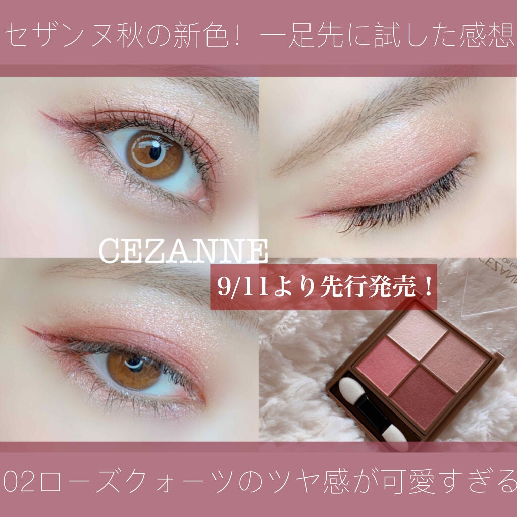 ニュアンスオンアイシャドウ/CEZANNE/アイシャドウパレットを使ったクチコミ(1枚目)
