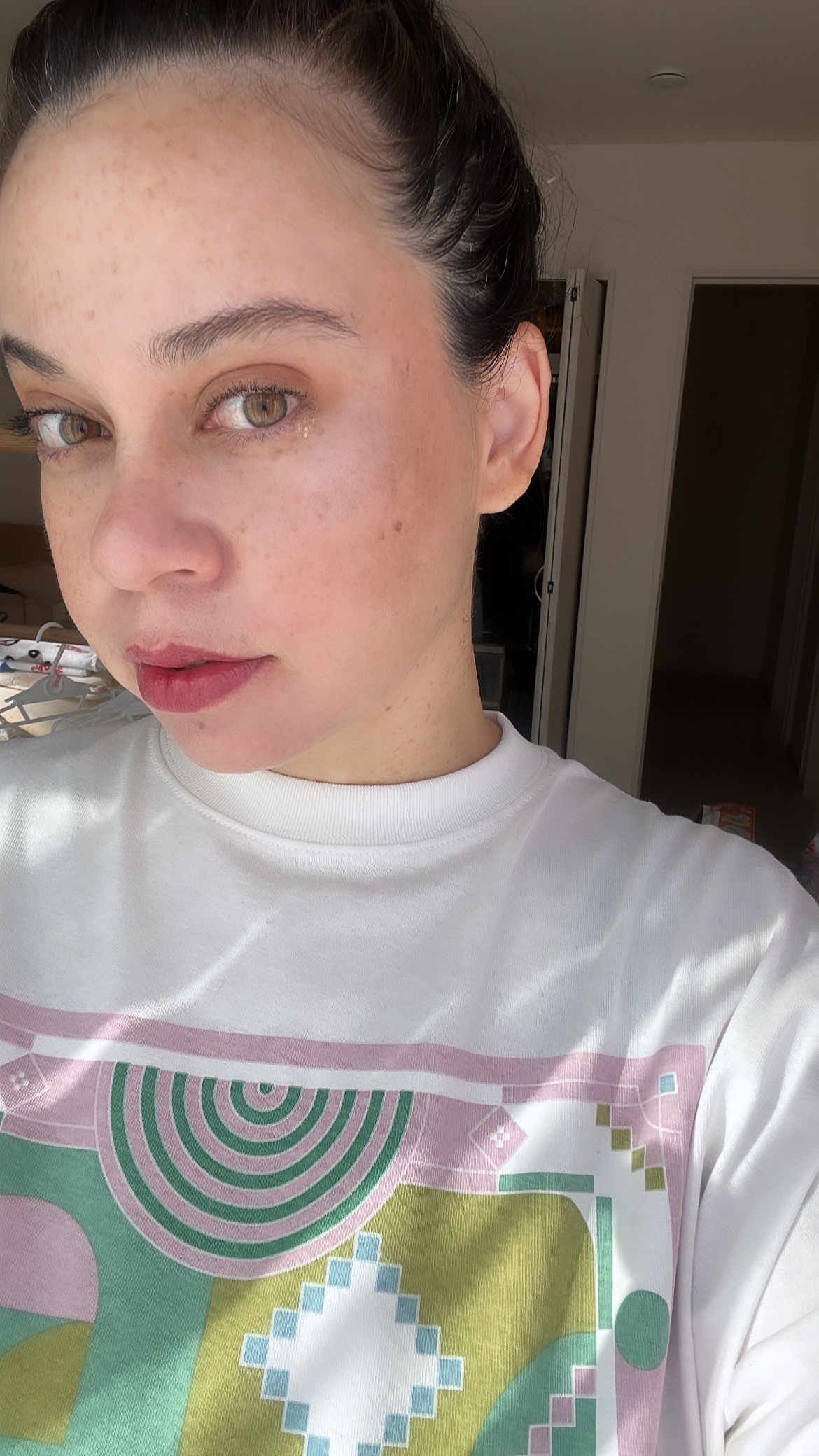 カラーセラム ハピネス/FEEV/リキッドチークを使ったクチコミ（2枚目）