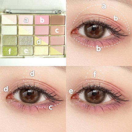 ソフトブラーリングアイパレット/wakemake/アイシャドウパレットを使ったクチコミ(7枚目)