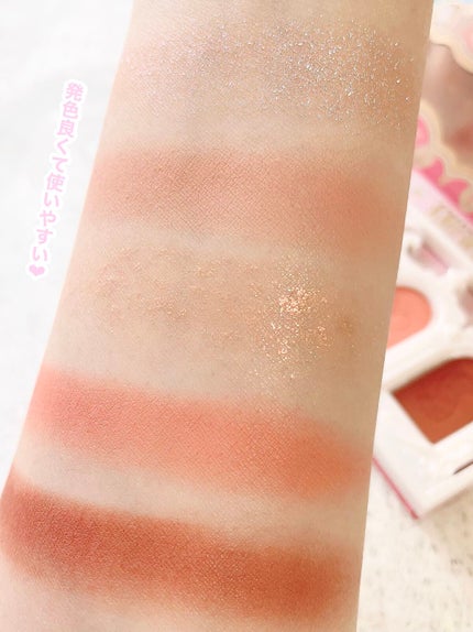 ごんす@YouTube始めました on LIPS 「《可愛すぎるアイシャドウでメイク❤︎》パケが可愛すぎてトロける..」(6枚目)