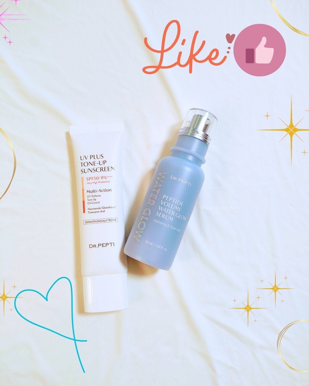 UVプラス トーンアップサンスクリーン/DR.PEPTI/日焼け止めミルクを使ったクチコミ(6枚目)