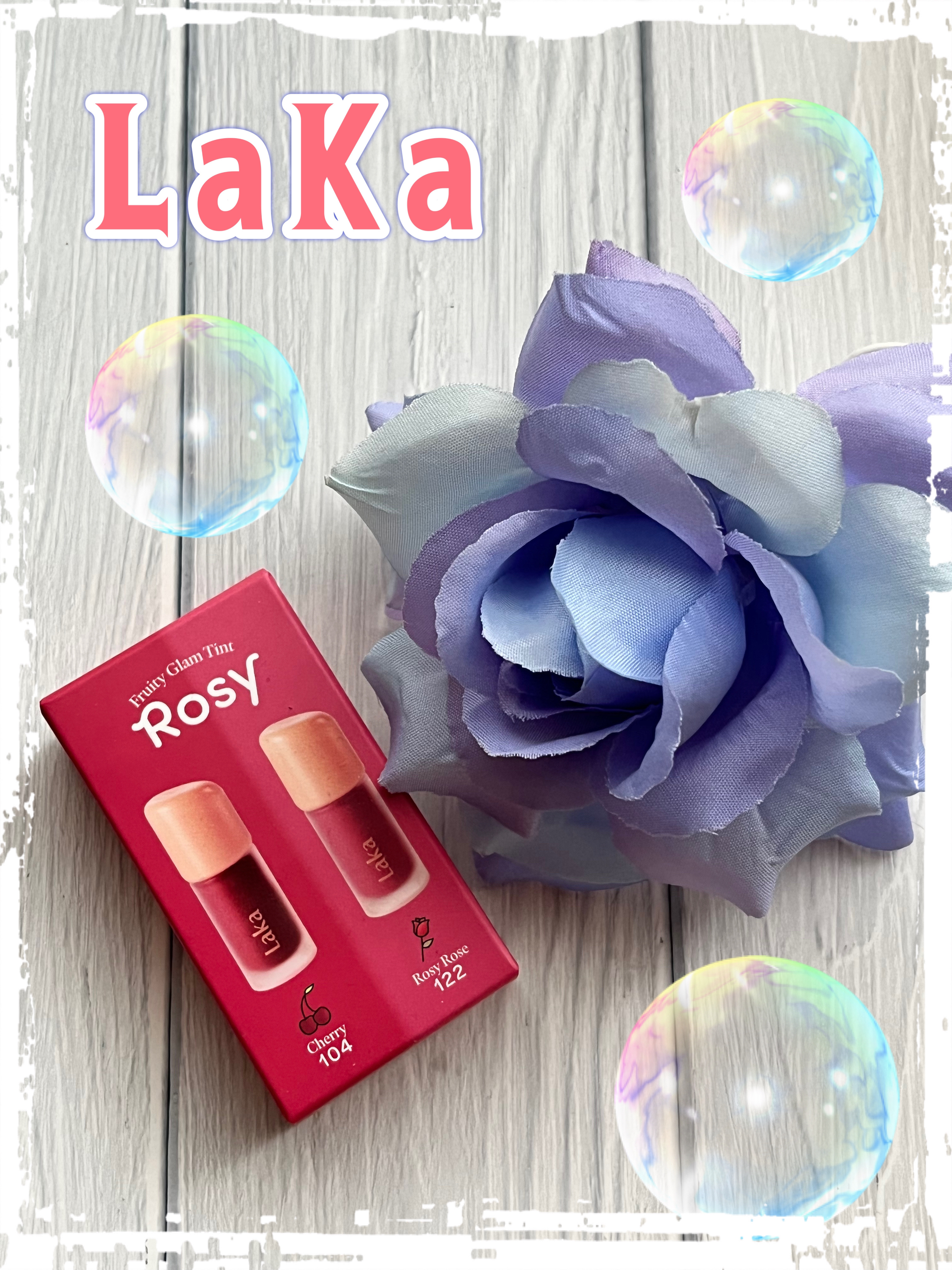 フルーティーグラムティント ミニデュオ/Laka/リップティントを使ったクチコミ（1枚目）