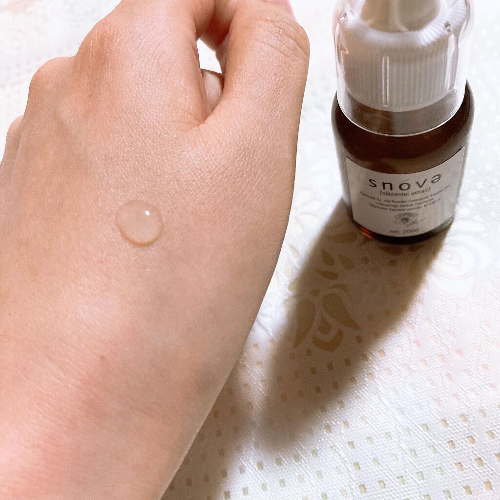 プラツェンタール エキストレ/スノーヴァ/美容液を使ったクチコミ（2枚目）