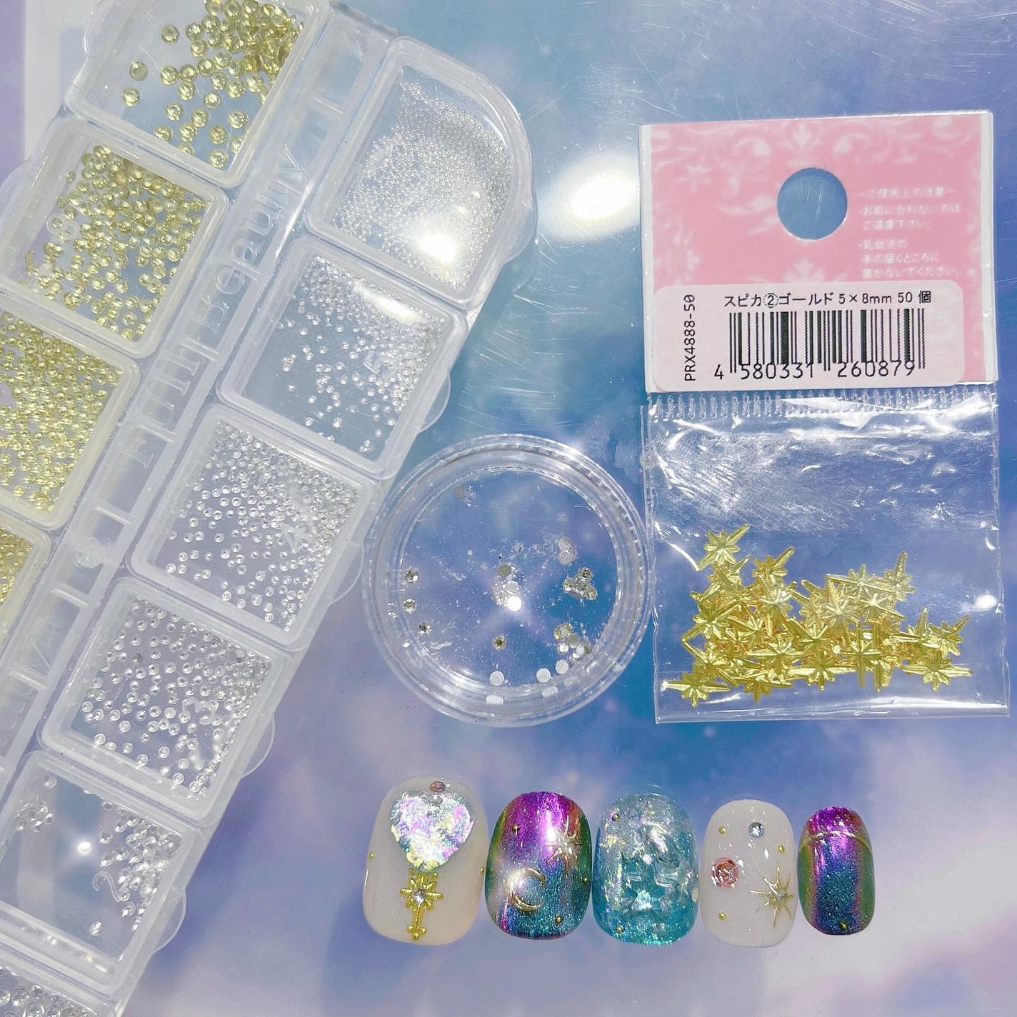 なかやまちえこ on LIPS 「闇の魔法少女☪️⠀⠀@nailschooltricia7月の授..」(6枚目)