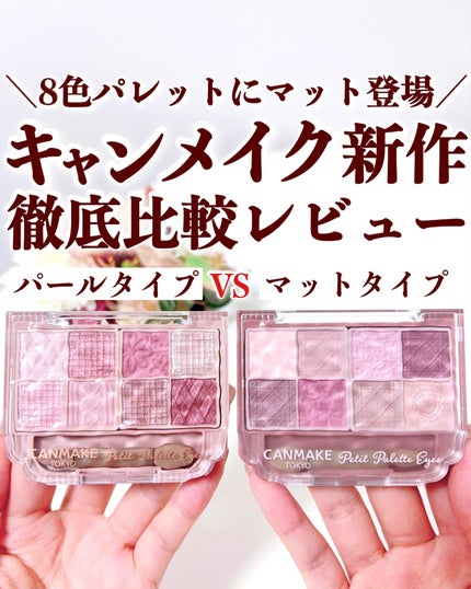 プティパレットアイズ/キャンメイク/パウダーアイシャドウを使ったクチコミ(1枚目)
