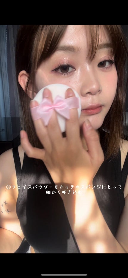 すっぴんパウダーC 初恋キンモクセイの香り/クラブ/プレストパウダーを使ったクチコミ(5枚目)