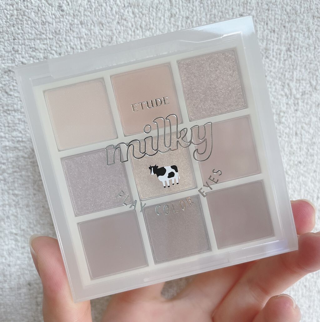 プレイカラーアイズ ≪ミルキーコレクション≫/ETUDE/アイシャドウパレットを使ったクチコミ（3枚目）