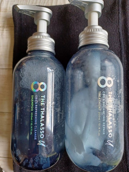 エイトザタラソ ユー CBD&リフレッシング クレンズ 美容液シャンプー/CBD&バランシング ダメージリペア 美容液ヘアトリートメント/エイトザタラソ/市販シャンプーを使ったクチコミ(1枚目)