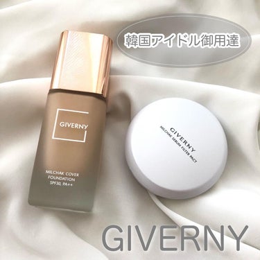 密着カバーファンデーション/GIVERNY/リキッドファンデーションを使ったクチコミ（1枚目）