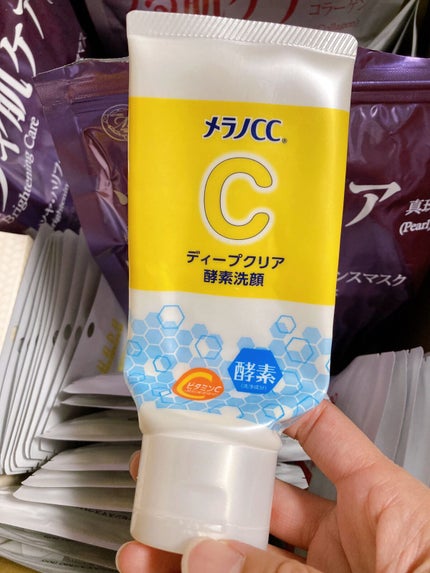 ディープクリア酵素洗顔	/メラノCC/洗顔フォームを使ったクチコミ(1枚目)