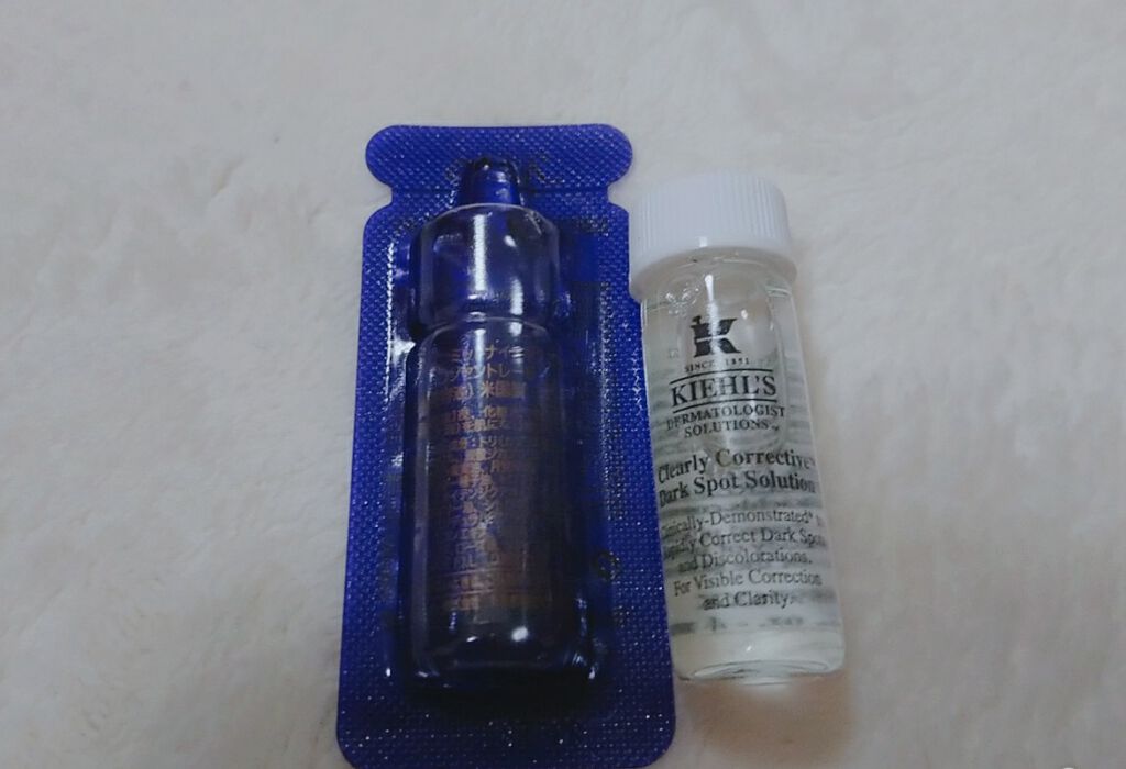 Kiehl's キールズ 選べる美容液セットのクチコミ「フォロアーさんに触発されて、前々から気になっていたキールズさんへお邪魔しましたー♪
百貨店でイ.....」（2枚目）